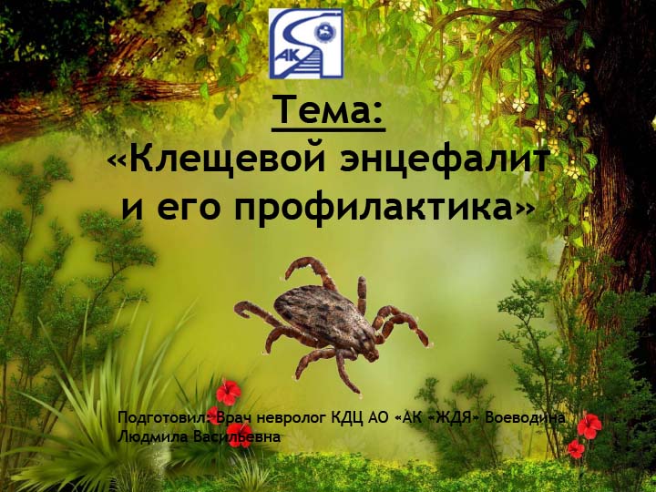 Клещевой энцефалит и его профилактика