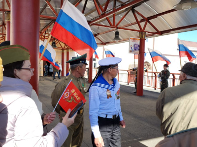 Железнодорожники приняли участие в праздничных мероприятиях, посвященных Дню Победы!