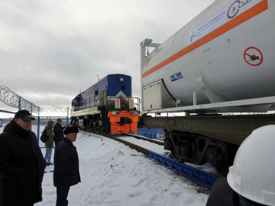 Со станции Нижний Бестях состоялась первая отправка российского сжиженного природного газа по железной дороге на экспорт