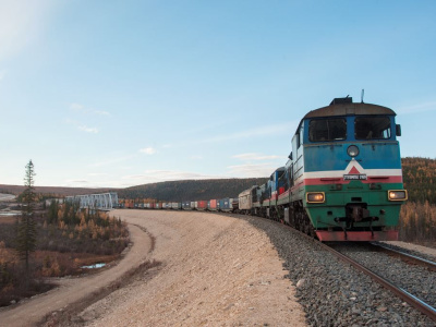 Объем перевозки грузов по участку Томмот - Нижний Бестях вырос на 45%