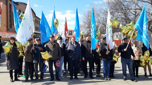 Железнодорожники приняли участие в праздничных мероприятиях, посвященных Дню Победы!