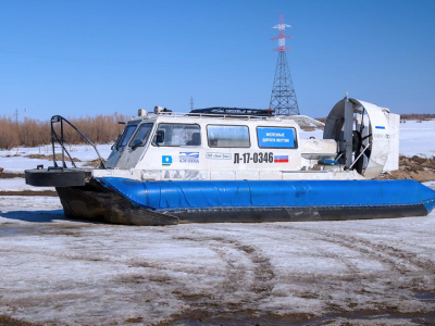 С 16 апреля трансфер пассажиров поезда через реку Лена будет выполняться  судами на воздушной подушке 