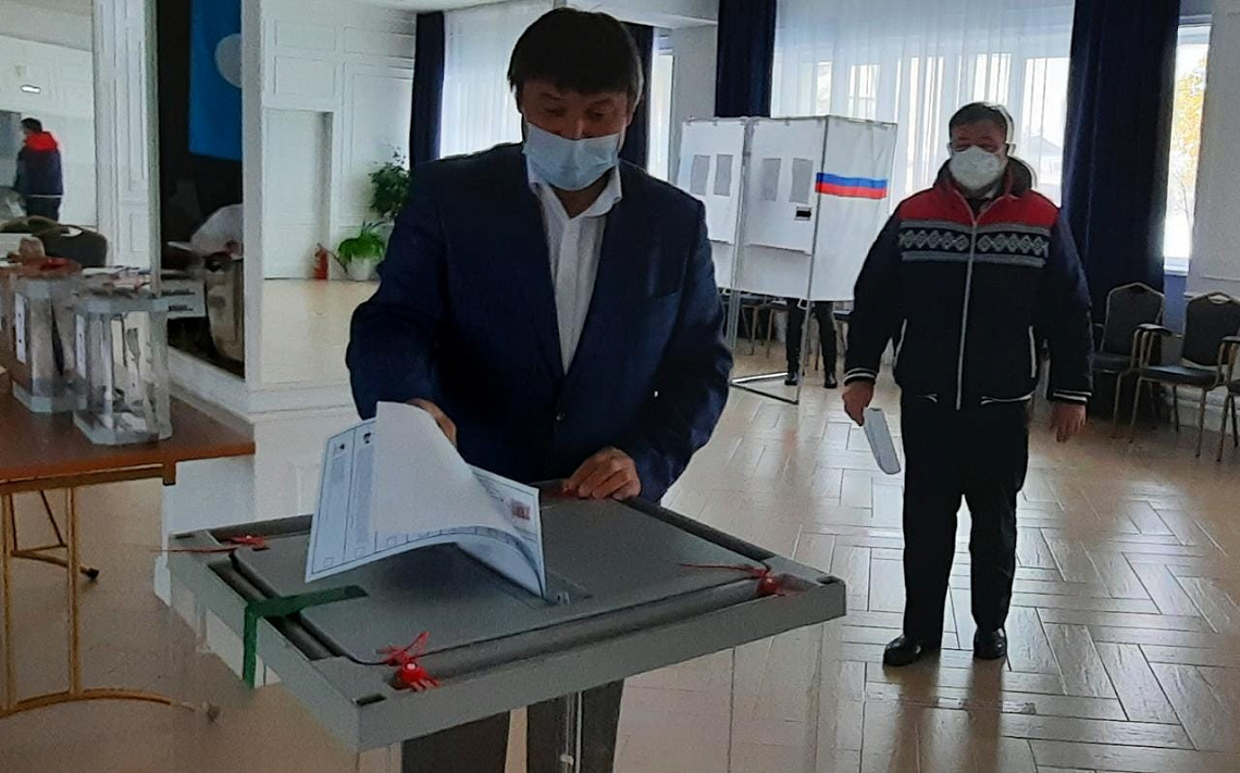 В Культурном центре АО "АК "ЖДЯ" открыт избирательный участок В Культурном центре АО "АК "ЖДЯ" открыт избирательный участок
