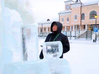 Названы победители конкурса ледовых скульптур «Новогодняя фантазия» на призы Акционерной компании «Железные дороги Якутии»