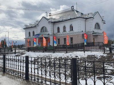 "Победный поезд" прибыл на станцию Нижний Бестях