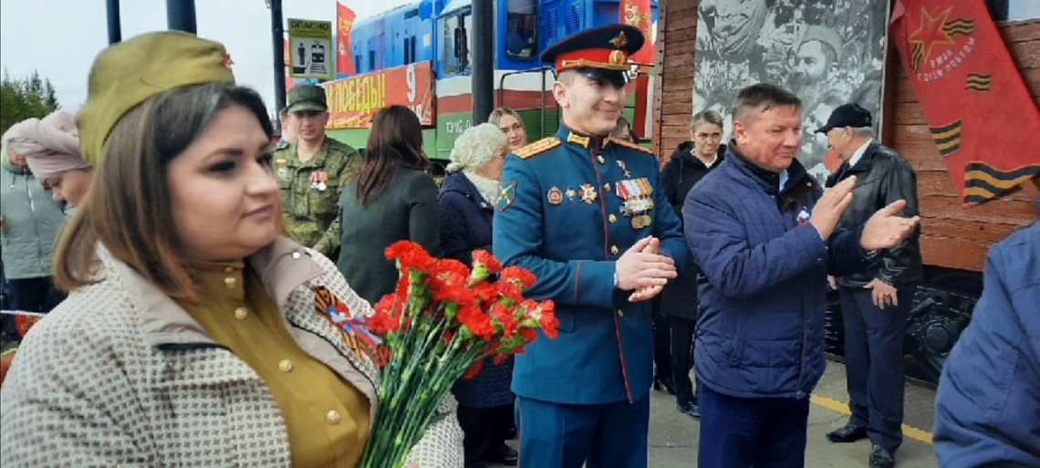 Сегодня «Эшелон Победы» прибыл в Алдан в восьмой раз Сегодня «Эшелон Победы» прибыл в Алдан в восьмой раз