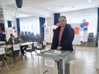 Василий Шимохин проголосовал на выборах Президента Российской Федерации